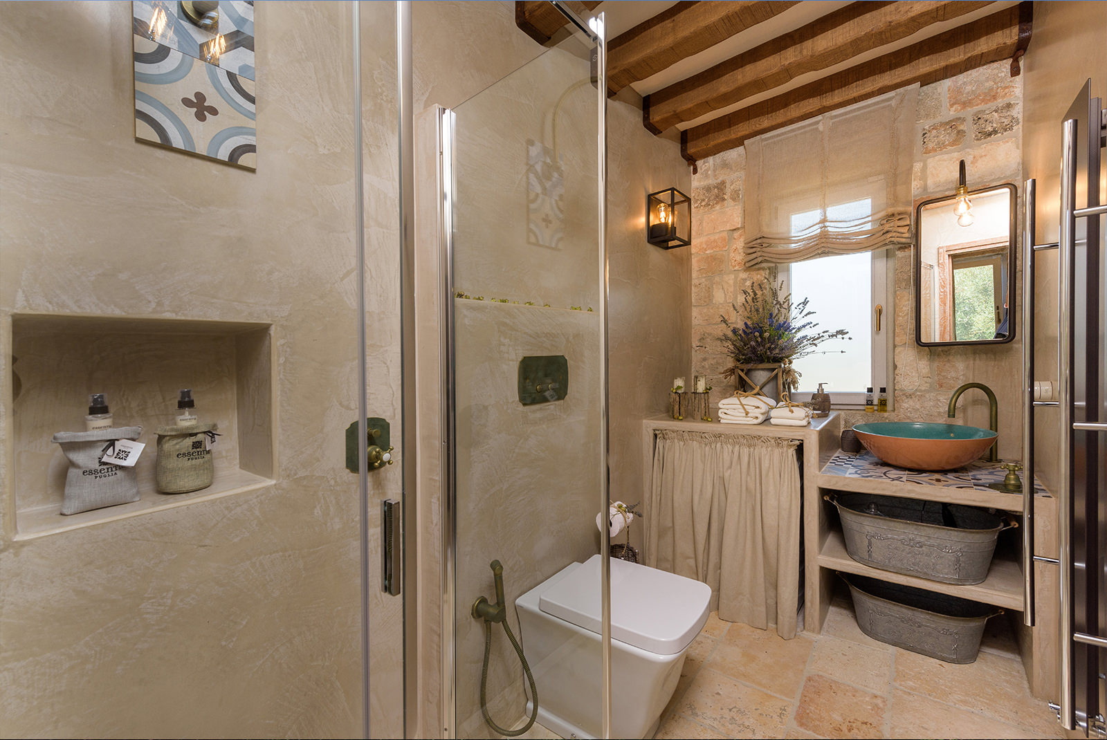 bagno principale trullo atena