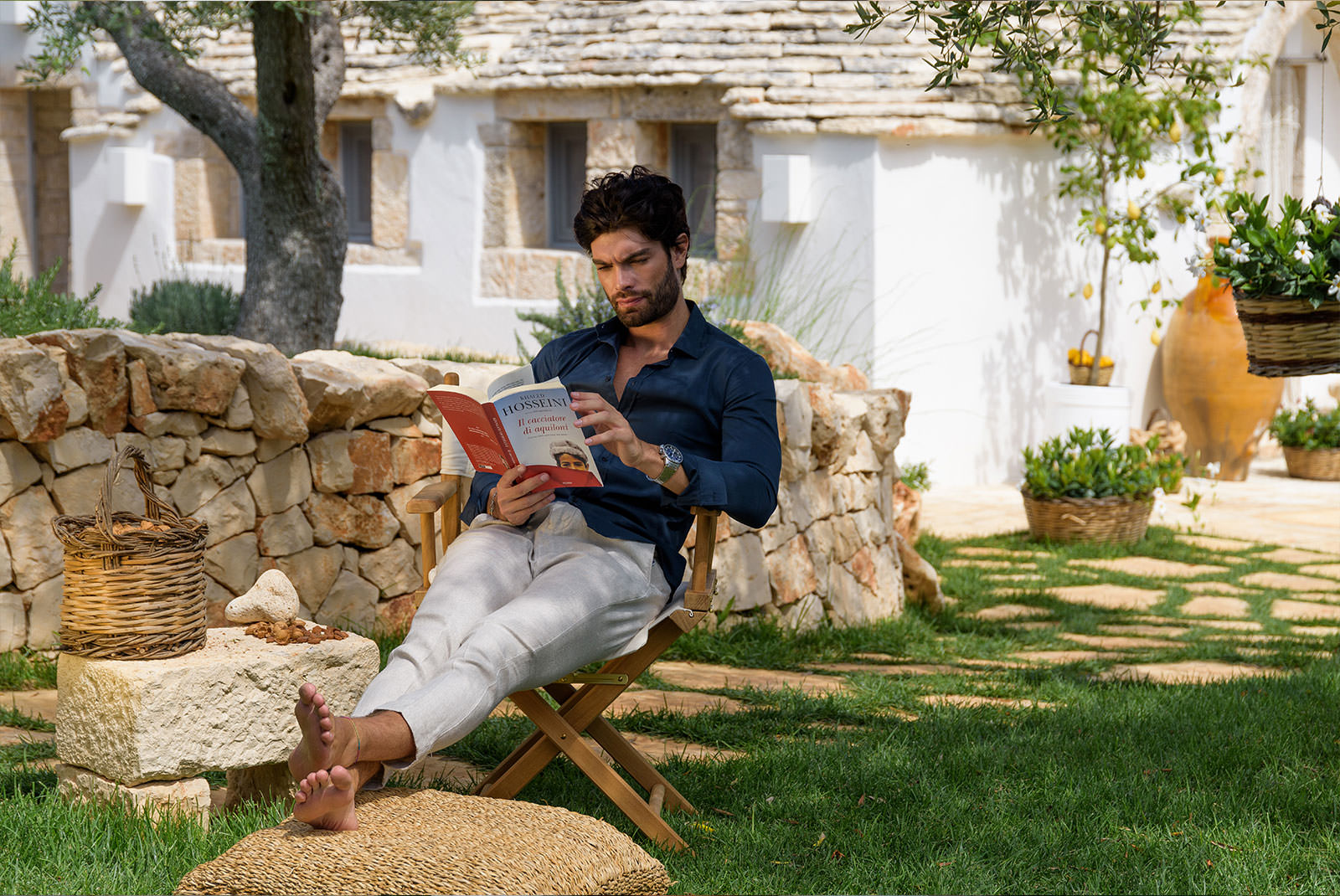 Lettura tra la natura Trullo Atena Puglia lettura silenzi puglia trullo villa